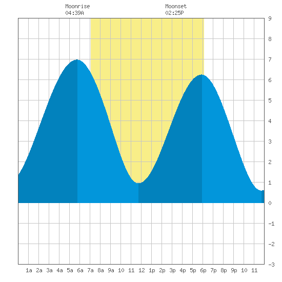 Savage Island tide chart for Friday, February 13, 2026
