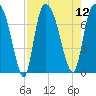 Savannah tide chart for Tuesday, August 12, 2025
