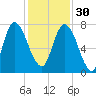 Savannah tide chart for Sunday, November 30, 2025