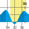 Scotch Cap tide chart for Monday, March 31, 2025