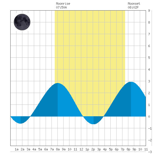 Sea Grape Point tide chart for Sunday, March 10, 2024