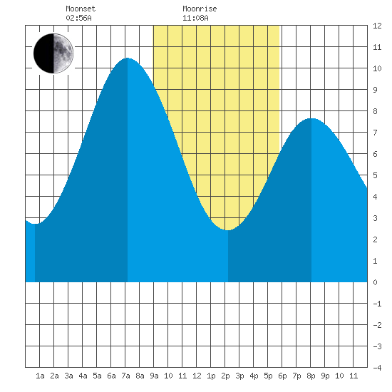 Seal Bay tide chart for Tuesday, February 8, 2022