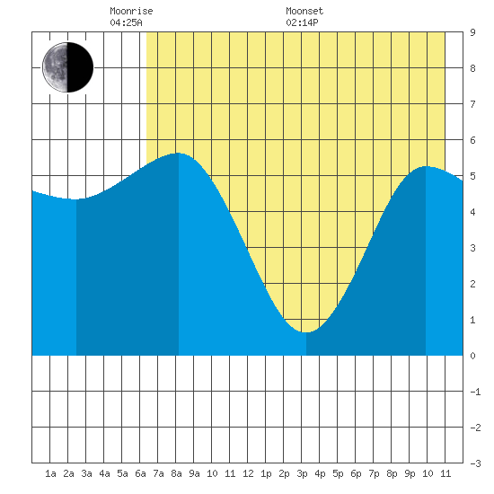 Seal Cape tide chart for Tuesday, May 20, 2025