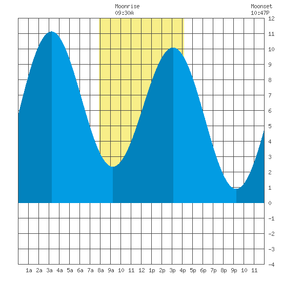 Security Cove tide chart for Friday, January 23, 2026