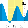 Selby tide chart for Thursday, August 31, 2023