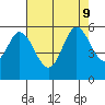 Selby tide chart for Friday, August 9, 2024