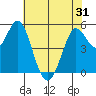 Selby tide chart for Saturday, May 31, 2025