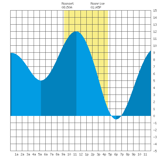 Shag Rock tide chart for Tuesday, January 26, 2021