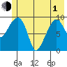 Shag Rock tide chart for Tuesday, June 1, 2021