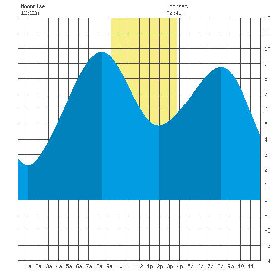 Shag Rock tide chart for Sunday, November 28, 2021