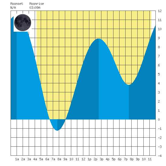 Shag Rock tide chart for Tuesday, June 28, 2022
