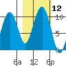 Shag Rock tide chart for Wednesday, October 12, 2022