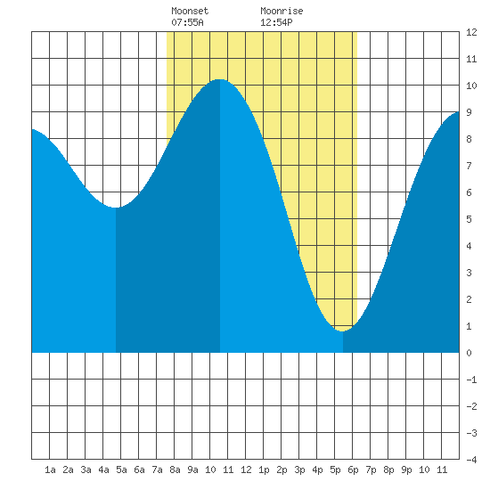 Shag Rock tide chart for Friday, March 3, 2023