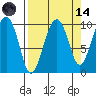 Shag Rock tide chart for Thursday, September 14, 2023