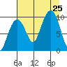 Shag Rock tide chart for Sunday, August 25, 2024