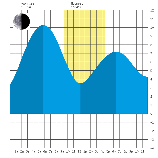 Shag Rock tide chart for Tuesday, January 21, 2025
