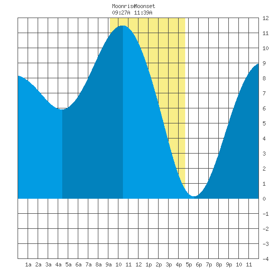 Shag Rock tide chart for Sunday, January 26, 2025