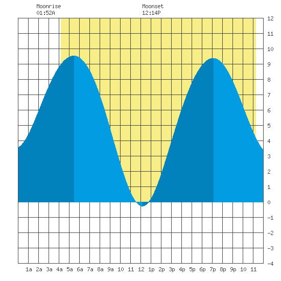 Shag Rock tide chart for Tuesday, June 17, 2025