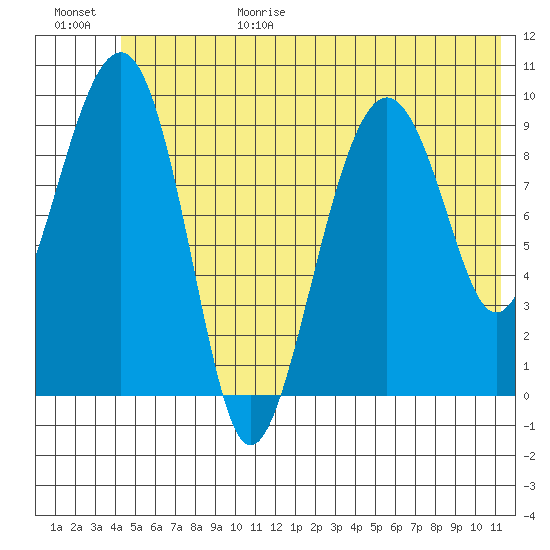 Shag Rock tide chart for Sunday, June 29, 2025