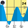 Shag Rock tide chart for Thursday, July 24, 2025