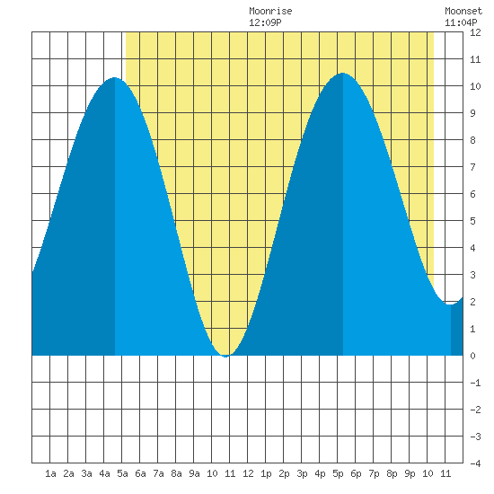 Shag Rock tide chart for Tuesday, July 29, 2025