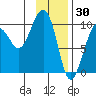 Shag Rock tide chart for Friday, January 30, 2026