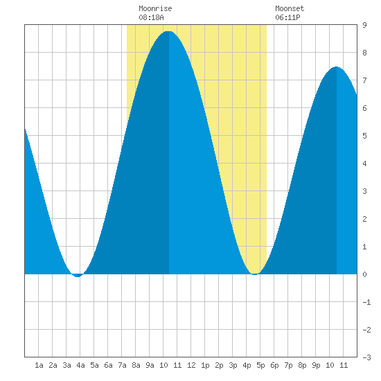 Sheldon tide chart for Tuesday, December 31, 2024