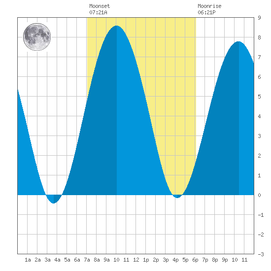 Sheldon tide chart for Wednesday, February 12, 2025