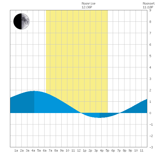 Shell Beach tide chart for Friday, November 8, 2024