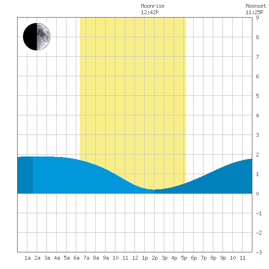 Shell Island tide chart for Friday, November 8, 2024