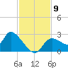 Shell Island tide chart for Sunday, November 9, 2025