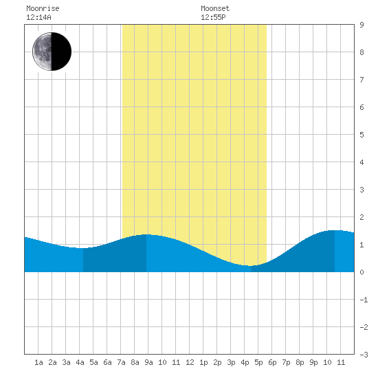 Shell Point tide chart for Friday, December 16, 2022