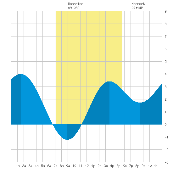 Shell Point tide chart for Friday, November 25, 2022