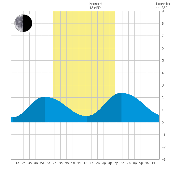 Shelltown tide chart for Friday, November 22, 2024