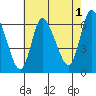 Shelton tide chart for Thursday, August 1, 2024