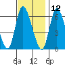 Shelton tide chart for Tuesday, November 12, 2024