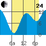 Shelton tide chart for Thursday, August 24, 2023