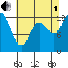 Shelton tide chart for Friday, August 1, 2025