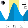 Shelton tide chart for Thursday, December 11, 2025