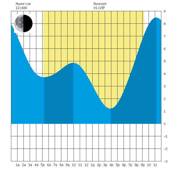 Anacortes Ferry tide chart for Friday, June 28, 2024
