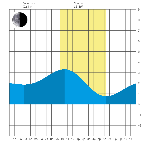 Shoal Point tide chart for Tuesday, January 21, 2025
