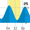 Englishman Bay tide chart for Saturday, January 25, 2025