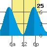 Skamokawa tide chart for Wednesday, August 25, 2021