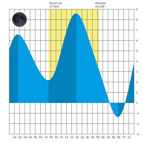 Skamokawa tide chart for Monday, January 31, 2022