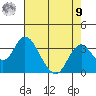 Paradise Point tide chart for Saturday, August 9, 2025