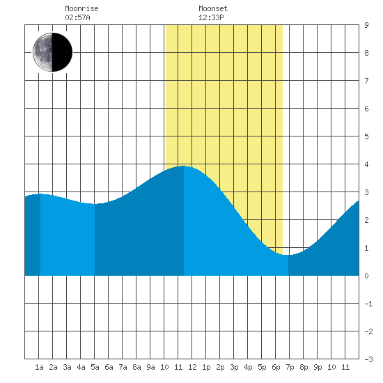 Skan Bay tide chart for Tuesday, January 21, 2025
