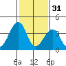 Sluice Creek tide chart for Tuesday, January 31, 2023