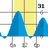 Sluice Creek tide chart for Saturday, January 31, 2026