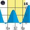 Sluice Creek tide chart for Saturday, May 16, 2026
