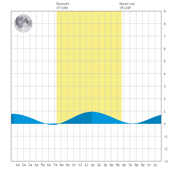 Flagler Beach tide chart for Friday, January 6, 2023